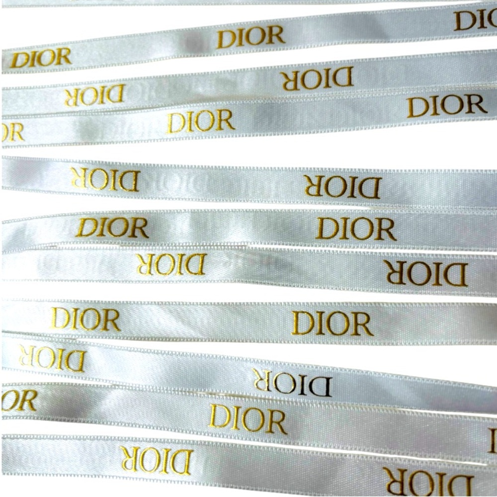 Set of 3 Dior Ribbons. 52”, 48” & 46”.